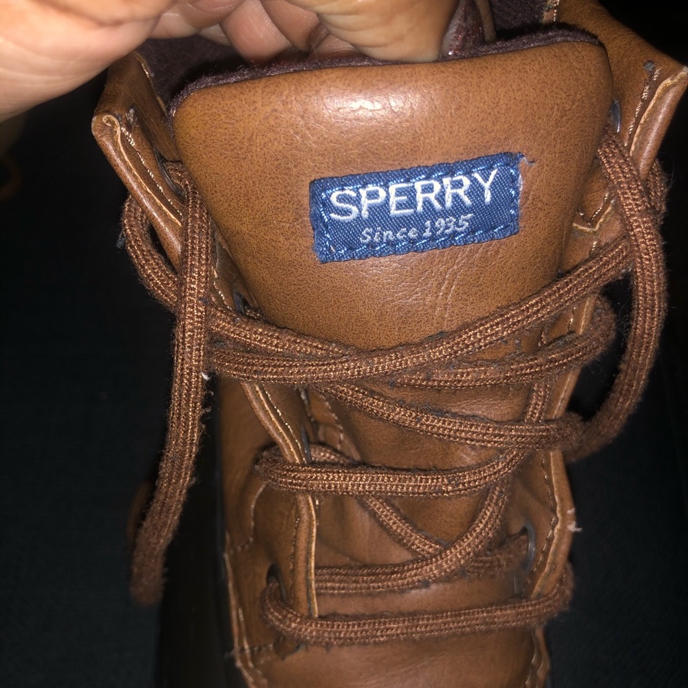 Sperry boots big boys size 2